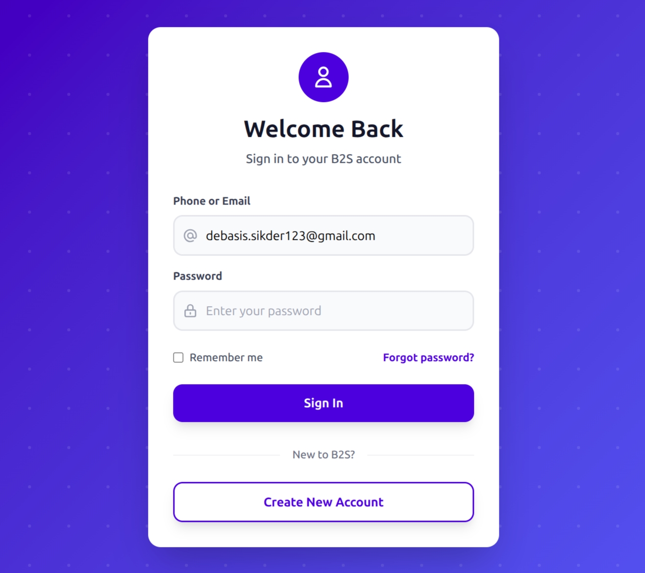 Secure Login System